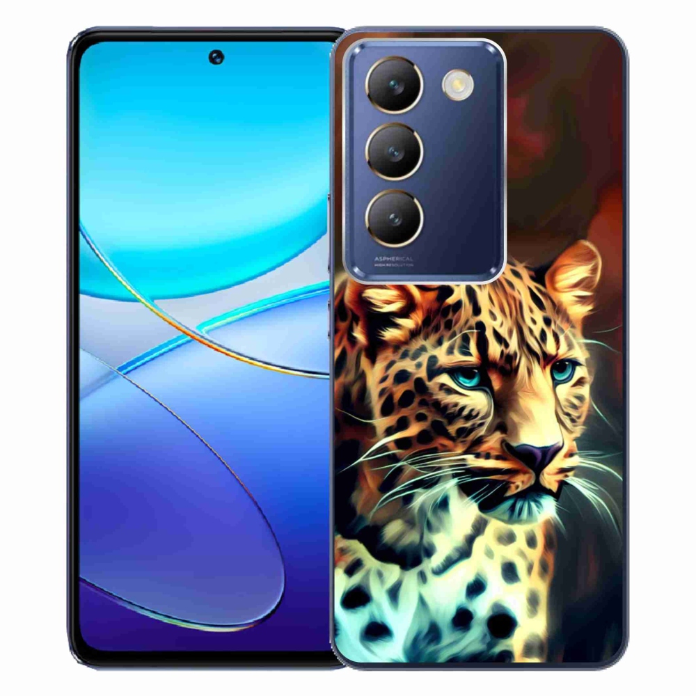 Gelový kryt mmCase na Vivo V40 SE 4G/5G - leopard