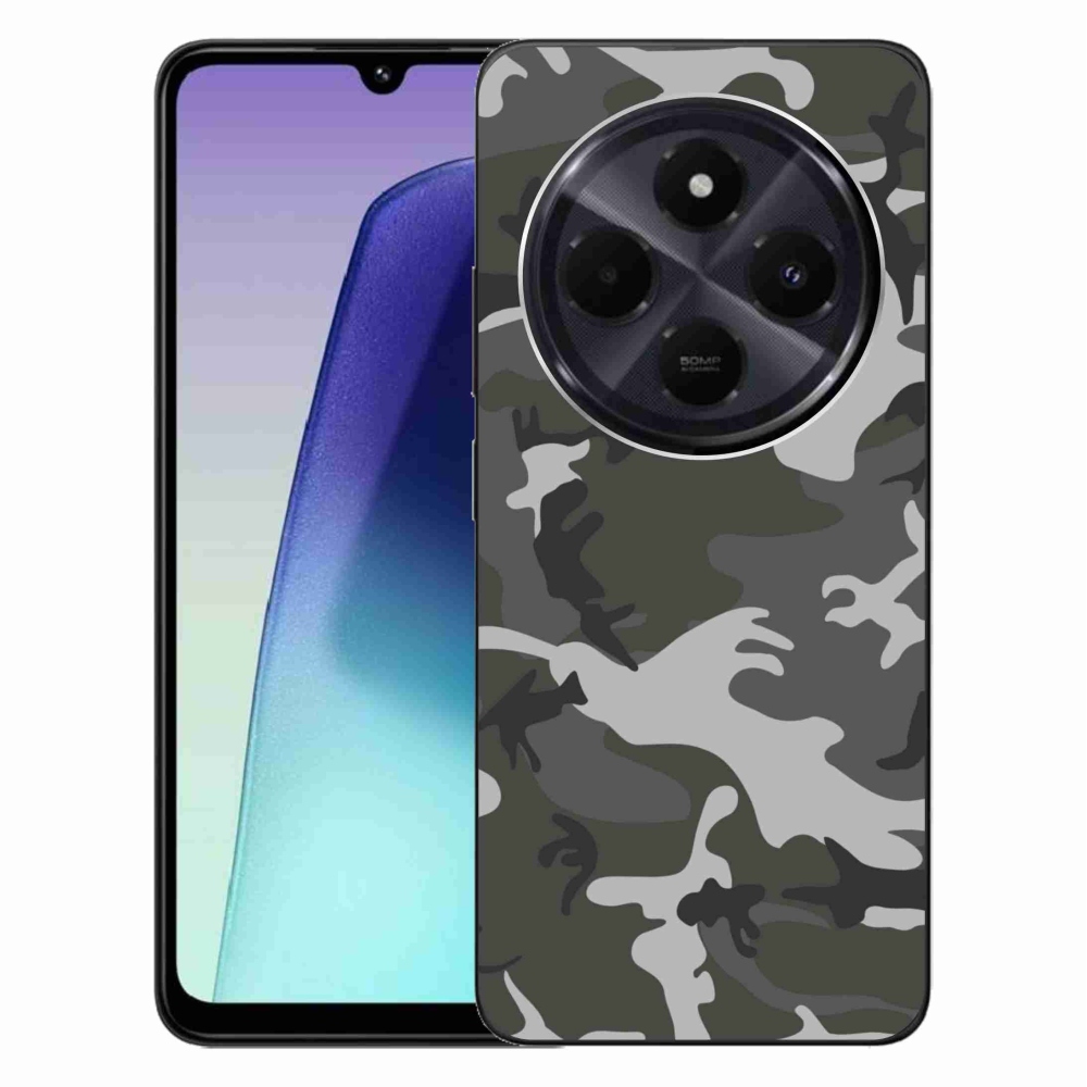Gelový kryt mmCase na Xiaomi Redmi 14C/Poco C75 - maskáčový vzor