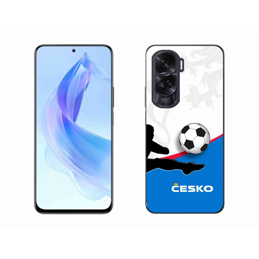 Gelový kryt mmCase na Honor 90 Lite - fotbal Česko 3