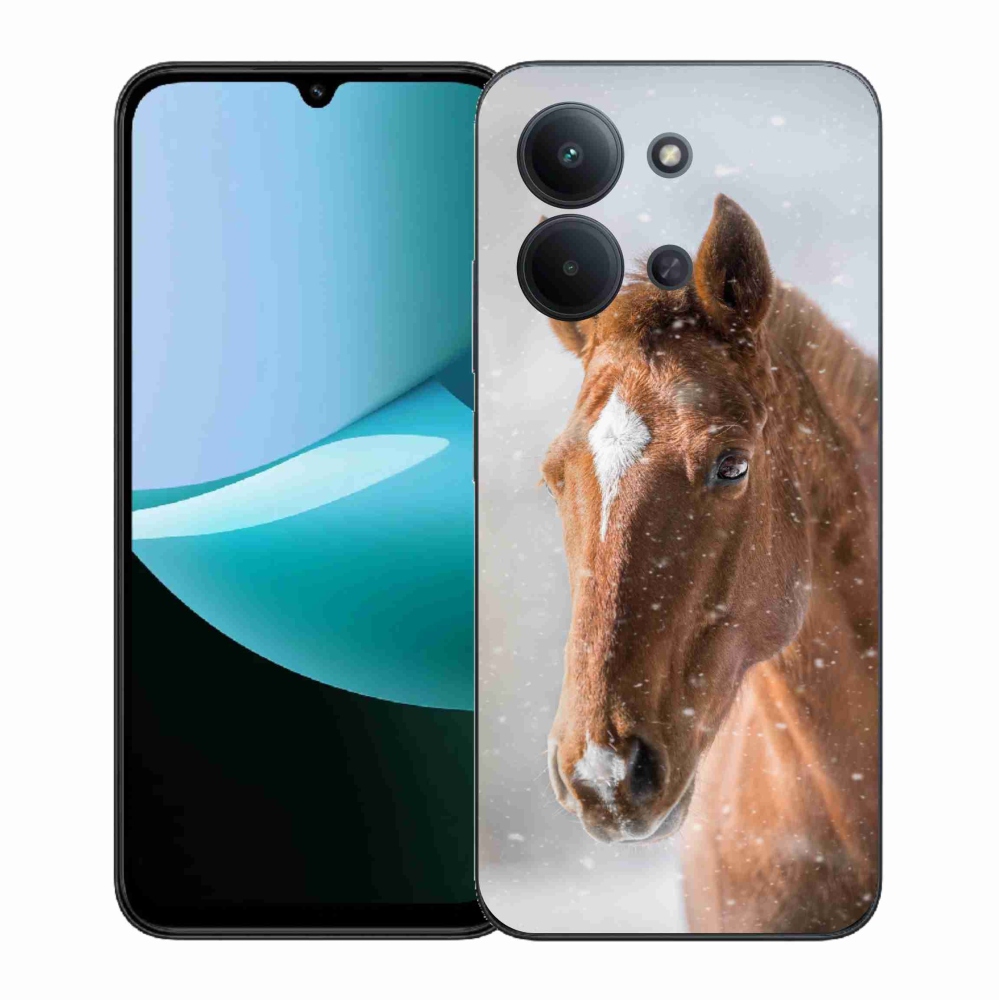 Gelový kryt mmCase na Xiaomi Redmi 15C 4G (171mm)/Poco C85 4G (171mm) - hnědý kůň 2