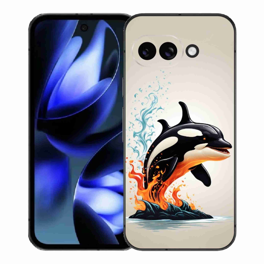 Gelový kryt mmCase na Google Pixel 9a - kosatka