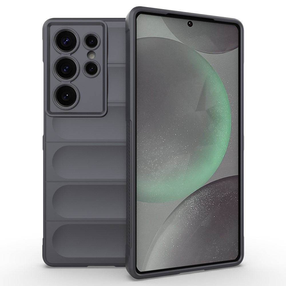 Rugg odolný gelový obal na Samsung Galaxy S25 Ultra - tmavěšedý