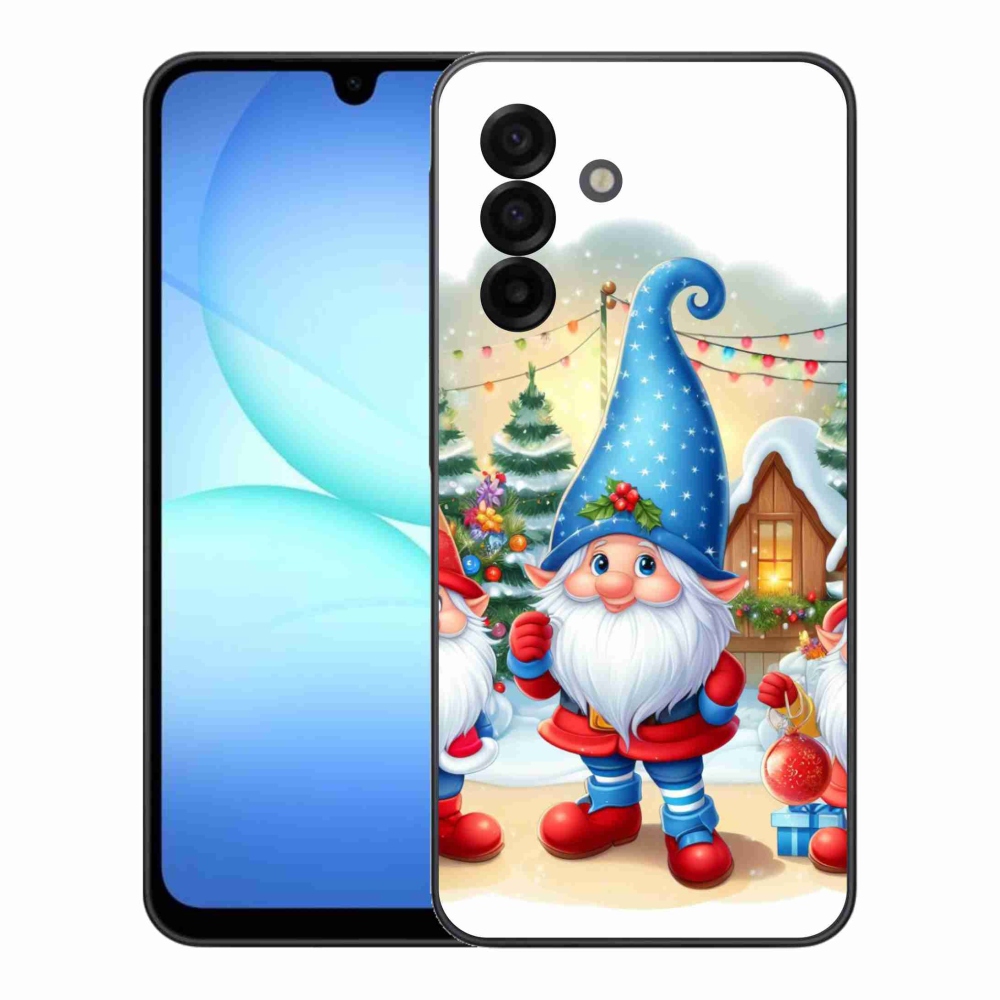 Gelový kryt mmCase na Samsung Galaxy A17 5G - vánoční skřítci
