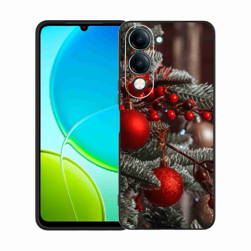 Gelový kryt mmCase na Vivo Y29s 5G - vánoční ozdoby 2