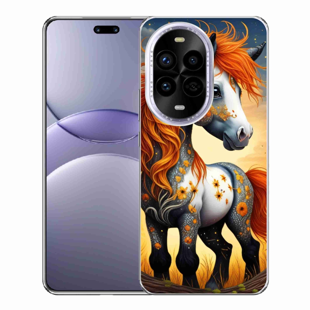 Gelový kryt mmCase na Huawei Nova 13 Pro 5G - barevný poník