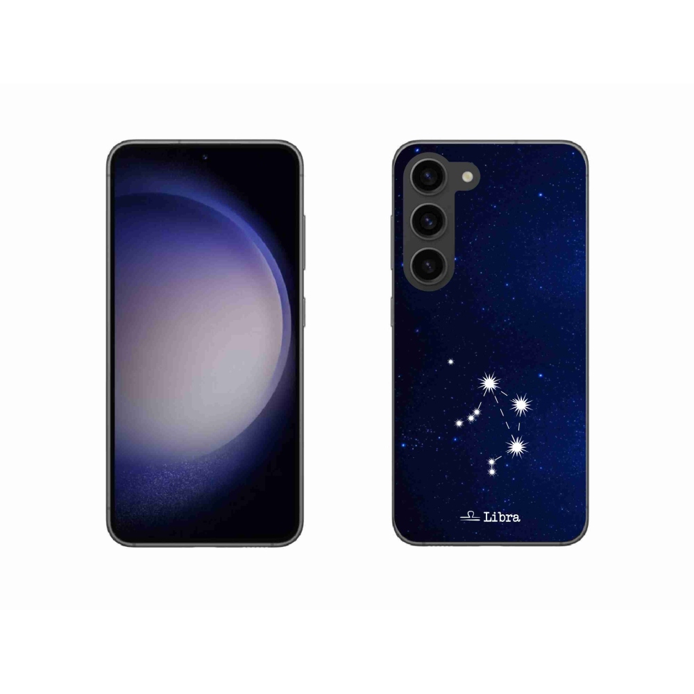 Gelový kryt mmCase na Samsung Galaxy S23 5G - souhvězdí Váhy