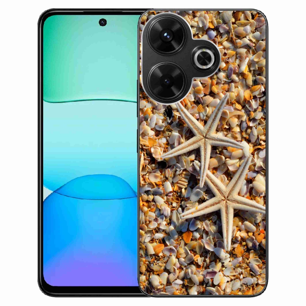 Gelový kryt mmCase na Xiaomi Redmi 13 4G/Poco M6 4G - mořské hvězdice