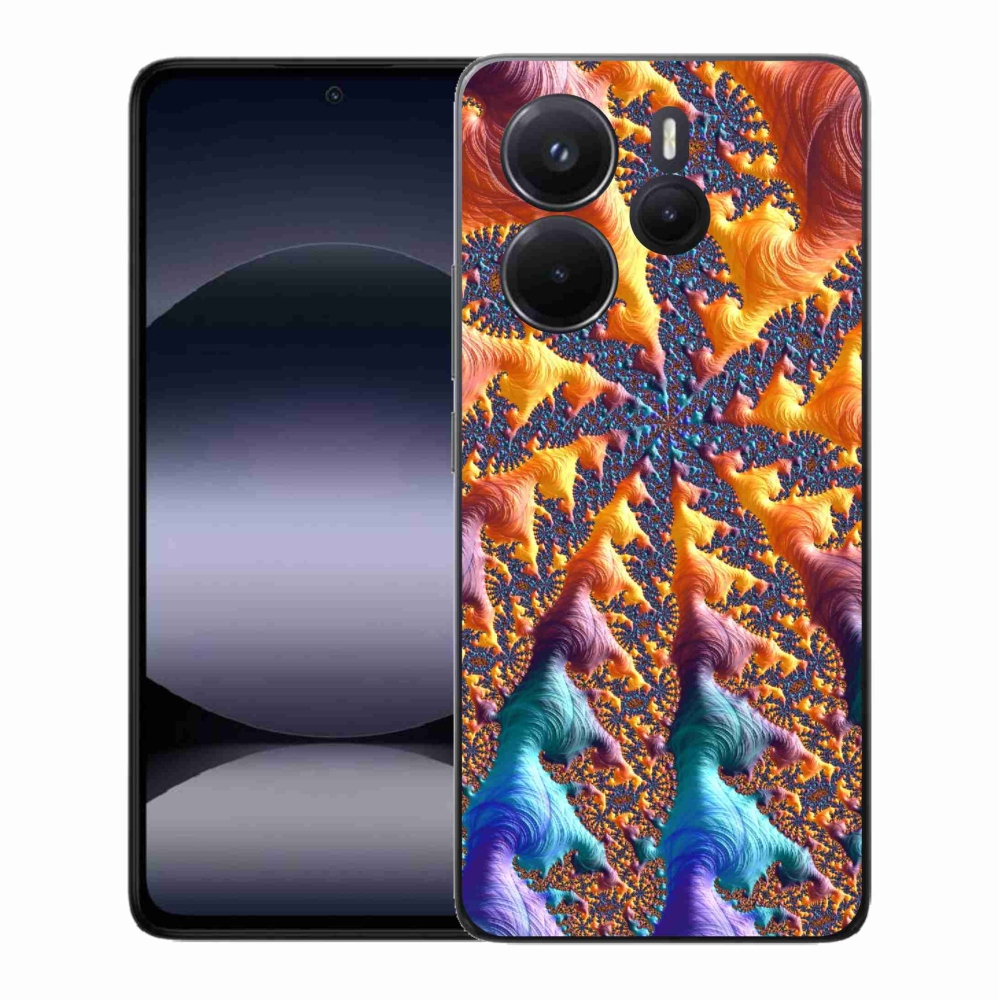 Gelový kryt mmCase na Xiaomi Redmi Note 14 - abstraktní motiv 23