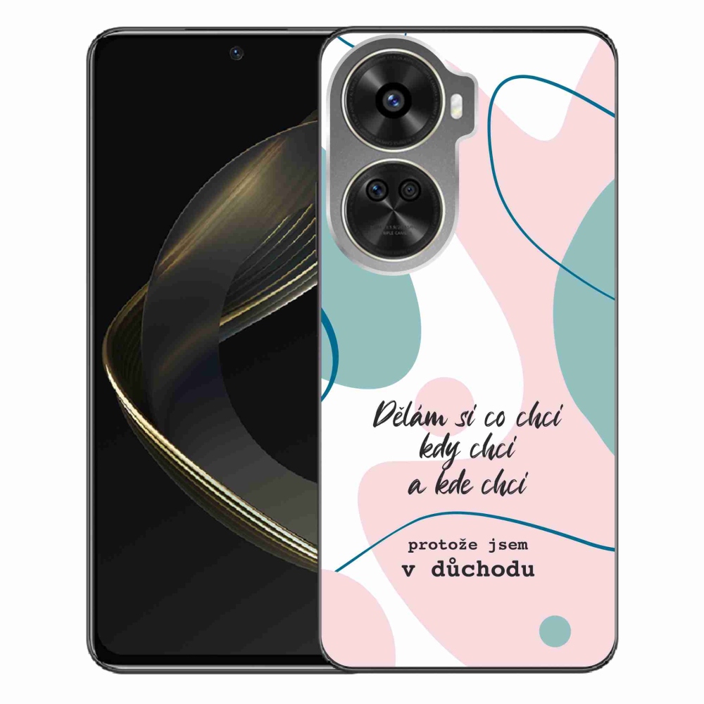 Gelový kryt mmCase na Huawei Nova 12 SE - vtipný text 10 bílé pozadí