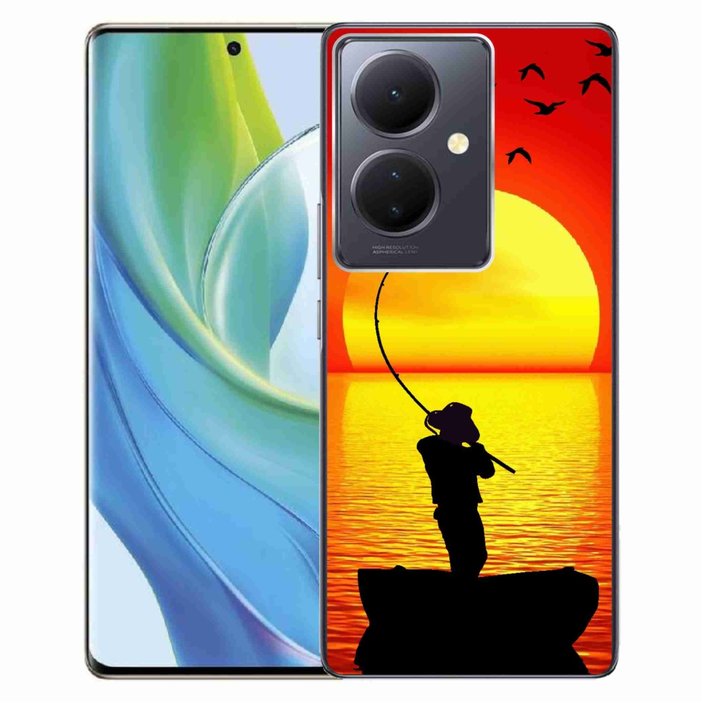Gelový kryt mmCase na Vivo V29 Lite 5G - rybaření