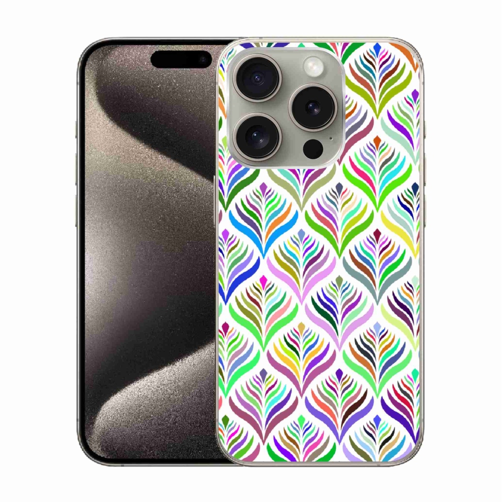 Gelový kryt mmCase na iPhone 15 Pro - abstrakt 15