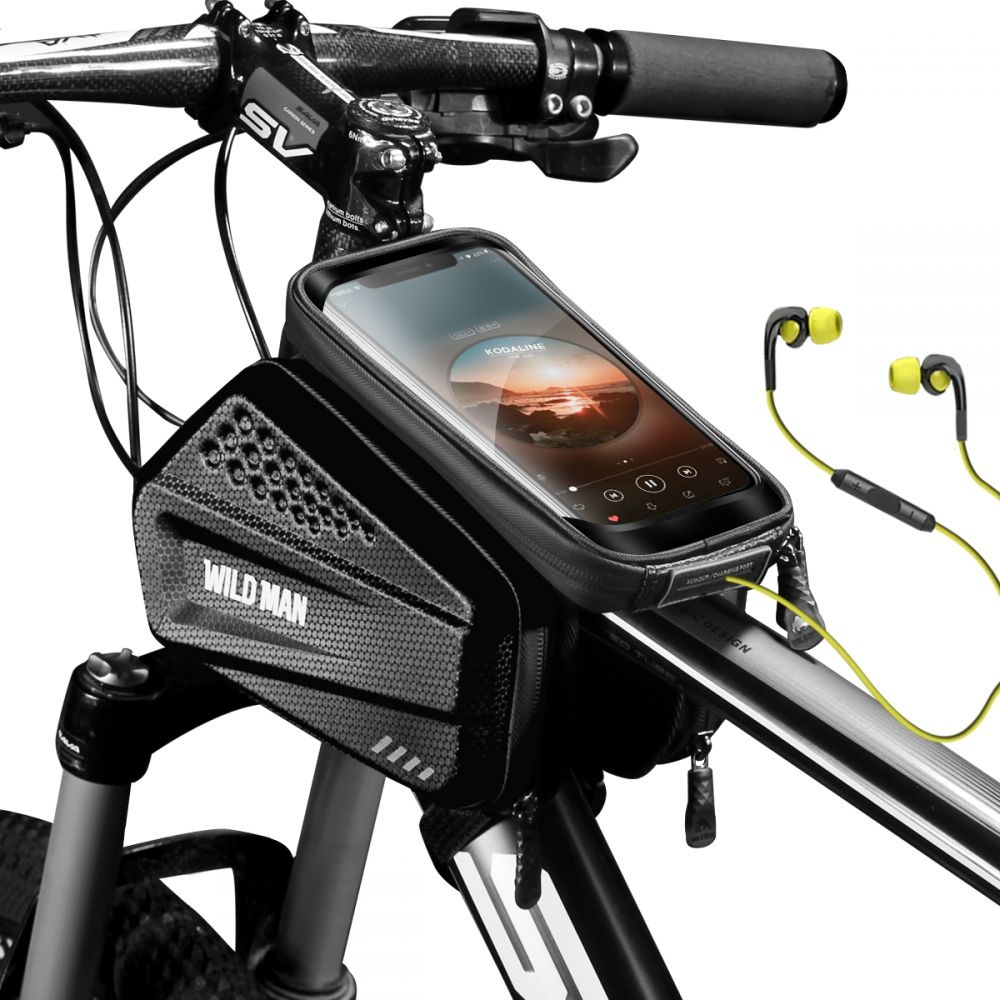 SAKWA WILD MAN  XXL brašna na mobil na kolo - černá