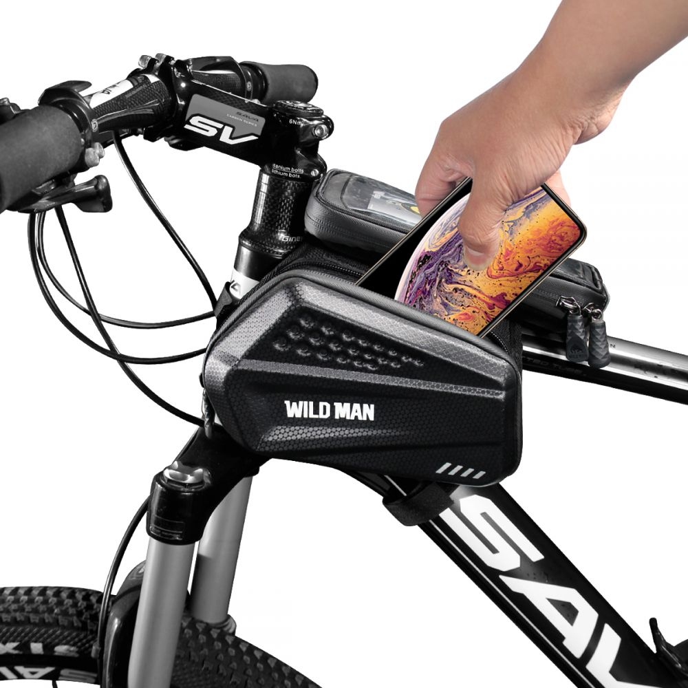 SAKWA WILD MAN  XXL brašna na mobil na kolo - černá