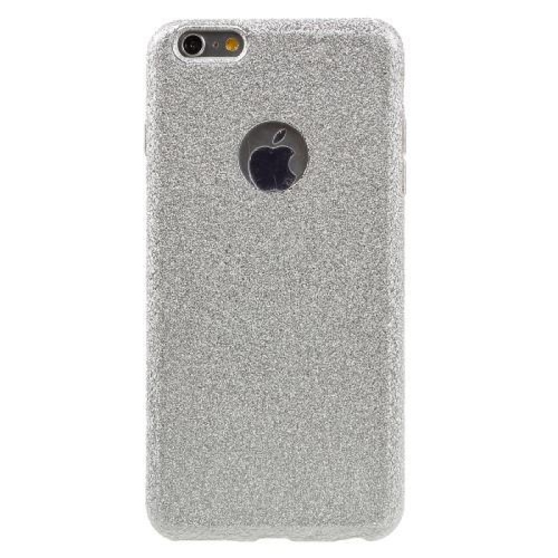 Sand gelový obal na iPhone 6 Plus a 6s Plus - stříbrný