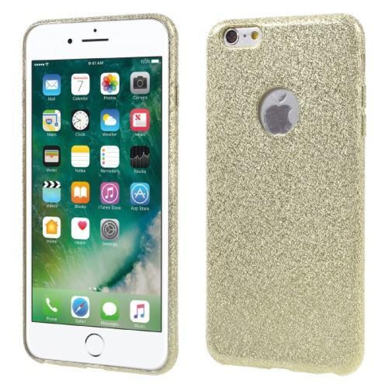 Sand gelový obal na iPhone 6 Plus a 6s Plus - zlatý