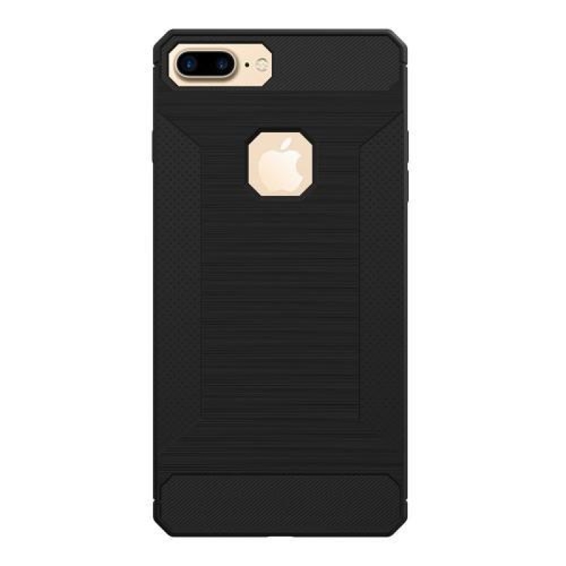 Sand matný gelový obal na iPhone 8 Plus a 7 Plus - černý