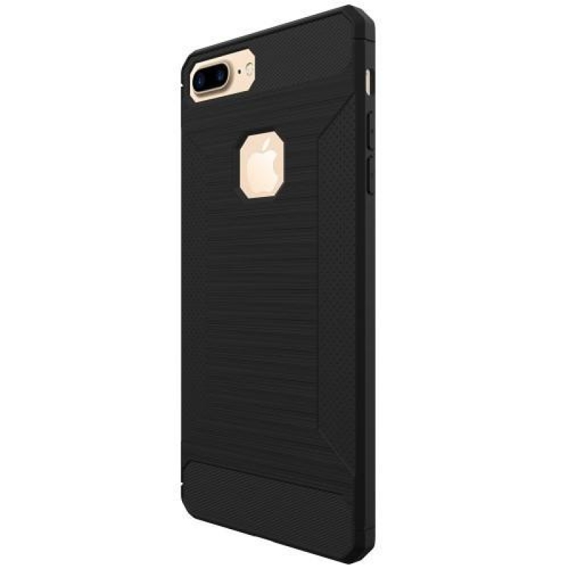 Sand matný gelový obal na iPhone 8 Plus a 7 Plus - černý