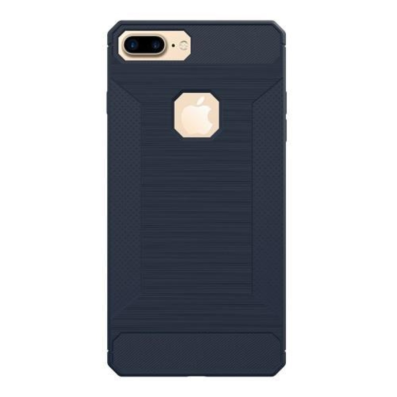 Sand matný gelový obal na iPhone 8 Plus a 7 Plus - tmavěmodrý