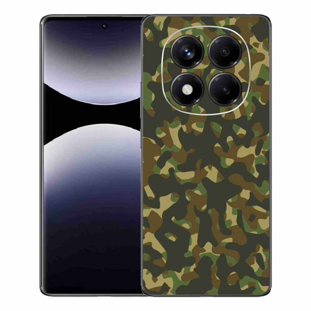 Gelový kryt mmCase na Xiaomi Redmi Note 14 Pro - maskáčový vzor 1