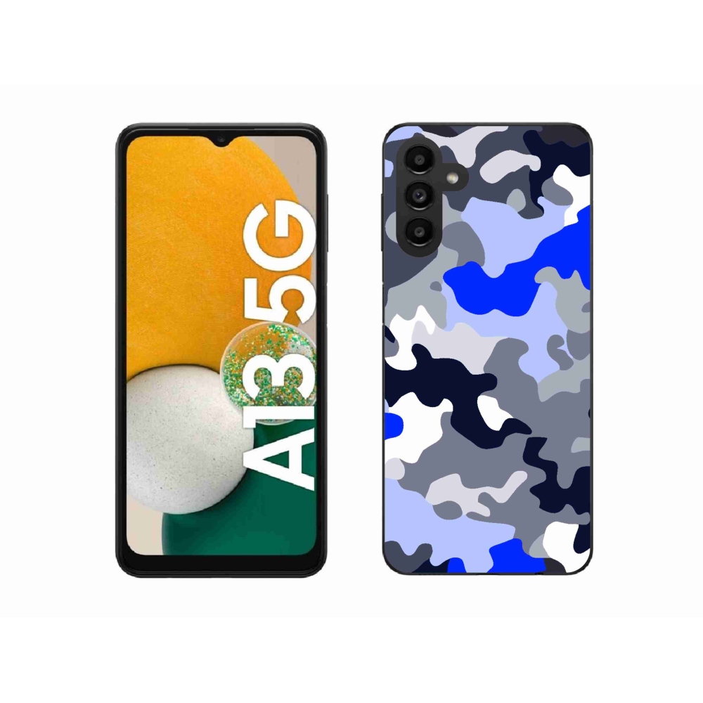 Gelový kryt mmCase na Samsung Galaxy A13 5G - maskáčový vzor 8
