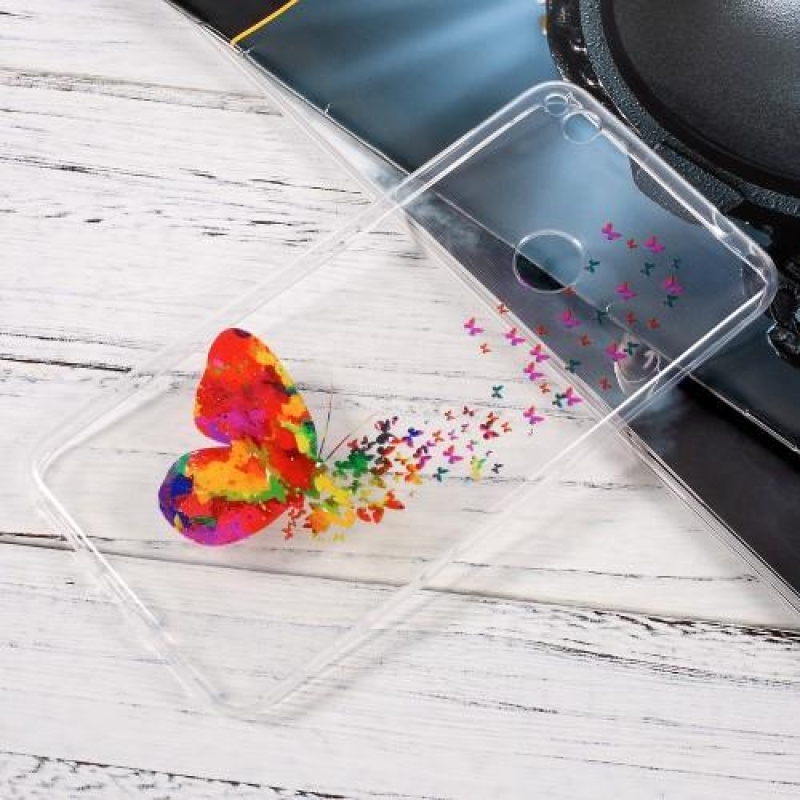 Say ultratenký gelový obal na Huawei P9 Lite (2017) - barevní motýlci