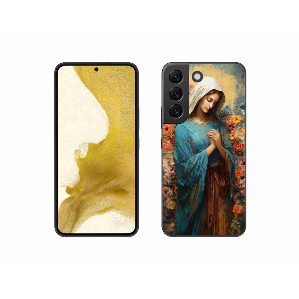 Gelový kryt mmCase na Samsung Galaxy S22 5G - svatá žena