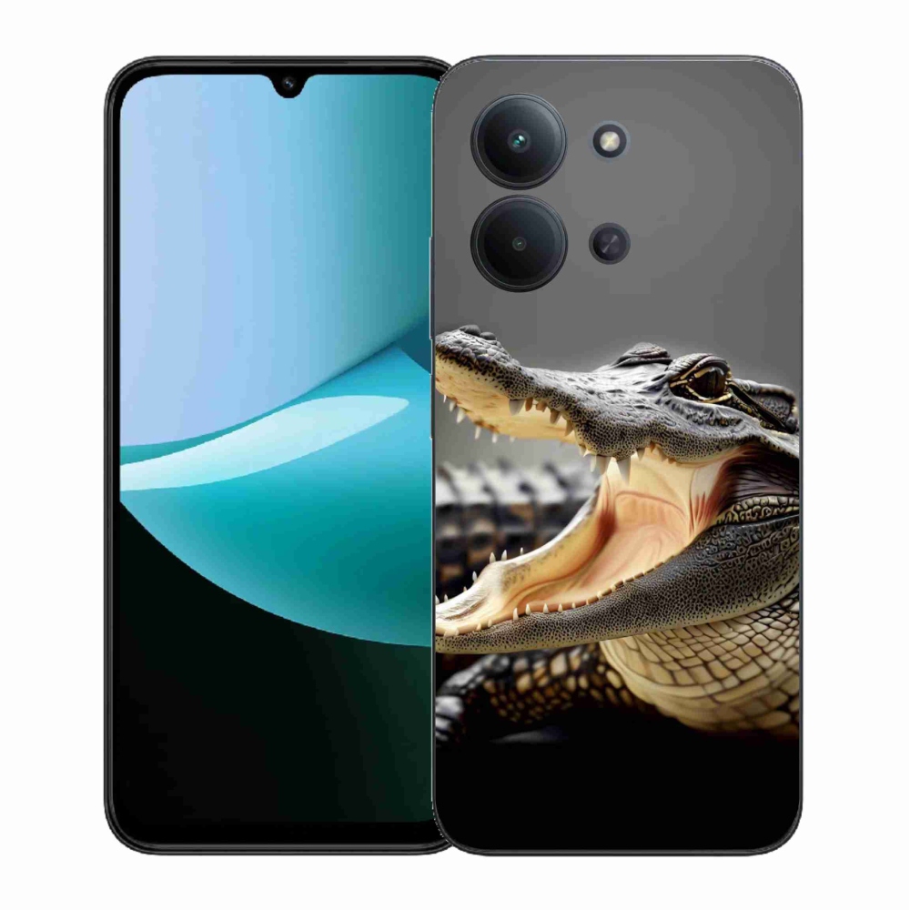 Gelový kryt mmCase na Xiaomi Redmi 15C 4G (171mm)/Poco C85 4G (171mm) - krokodýl