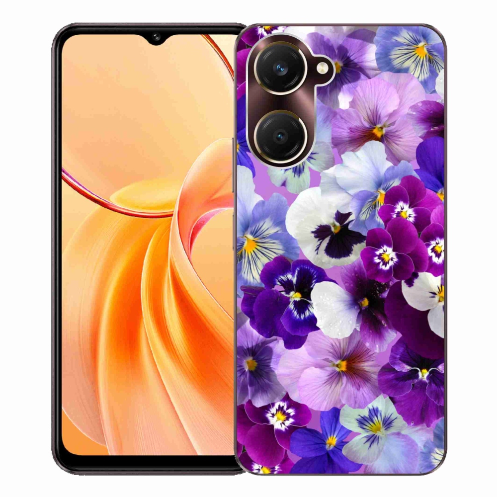 Gelový kryt mmCase na Vivo Y28s 5G - květiny 9