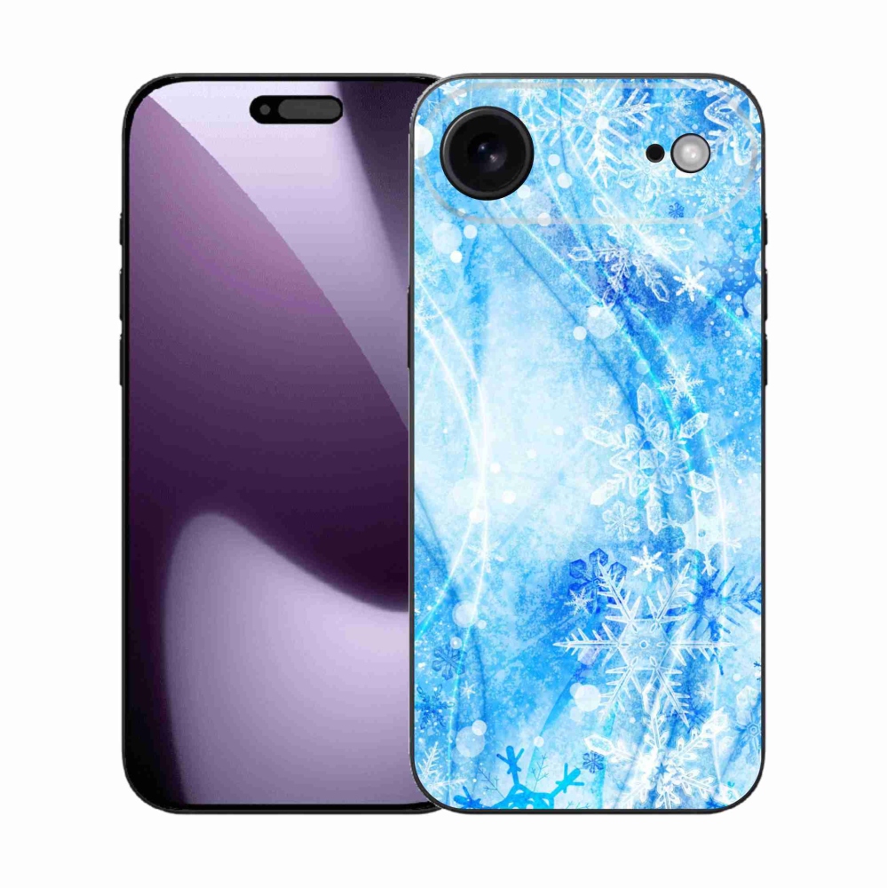 Gelový kryt mmCase na iPhone 17 Air - sněhové vločky
