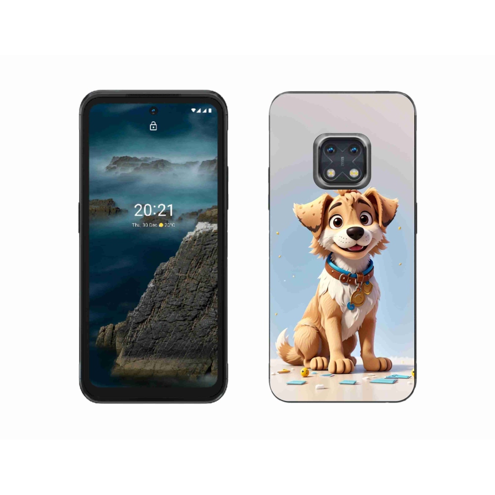 Gelový kryt mmCase na Nokia XR20 - kreslené štěně