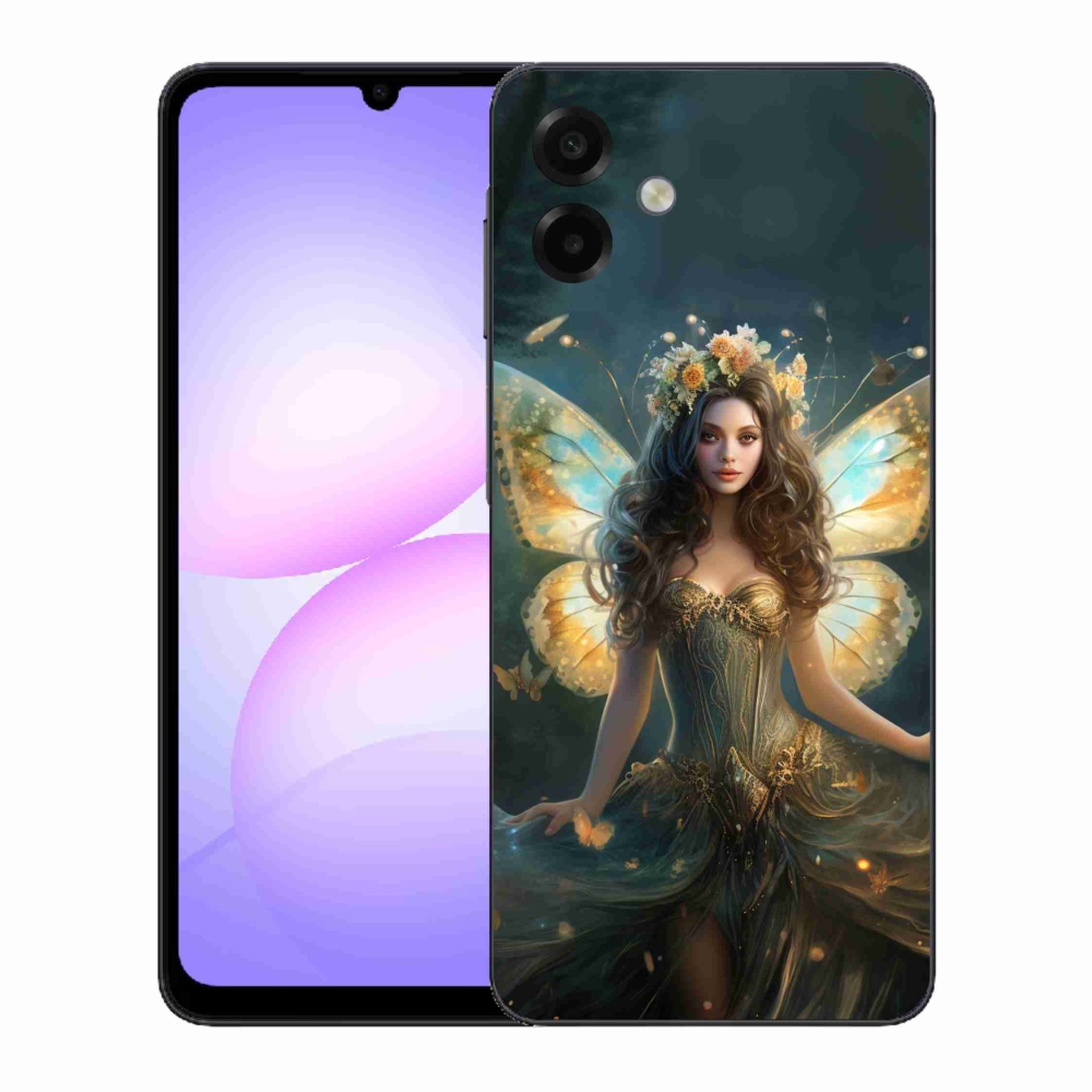 Gelový kryt mmCase na Samsung Galaxy A07 4G - motýlí žena