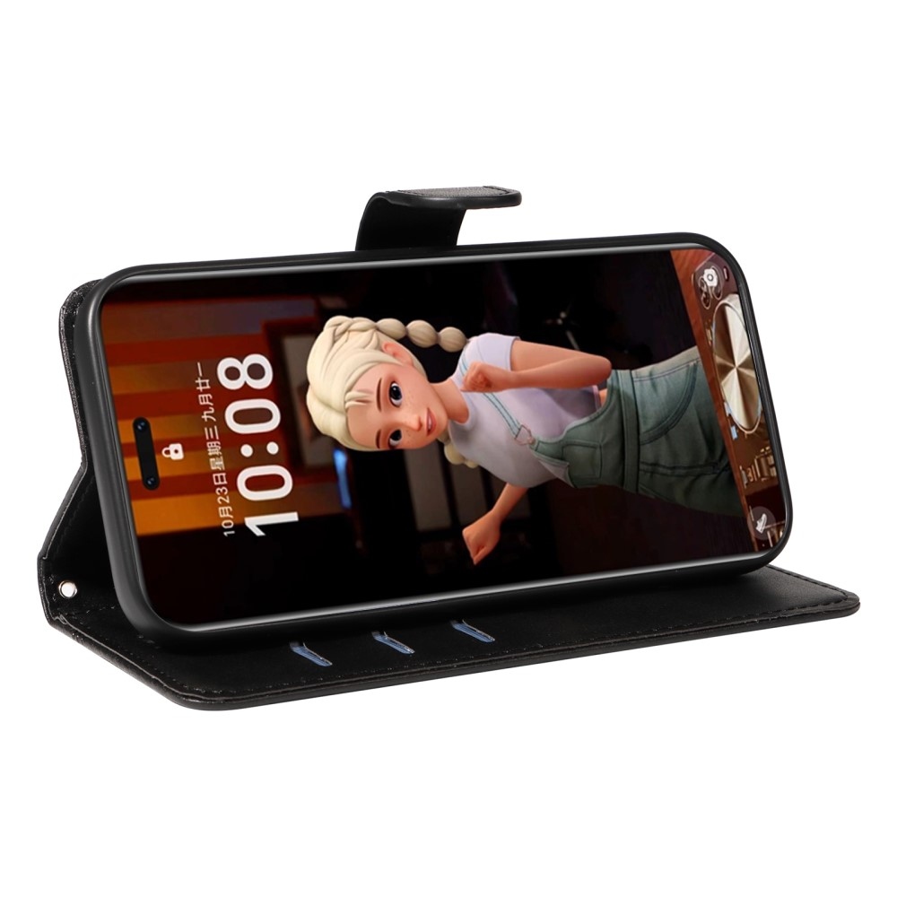 T-Shape knížkové pouzdro na Honor Magic 7 Pro 5G - černé