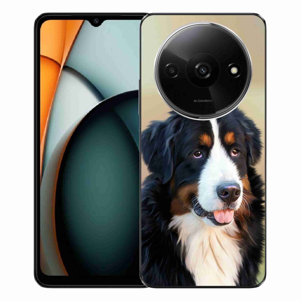 Gelový obal mmCase na Xiaomi Redmi A3 - bernský salašnický pes
