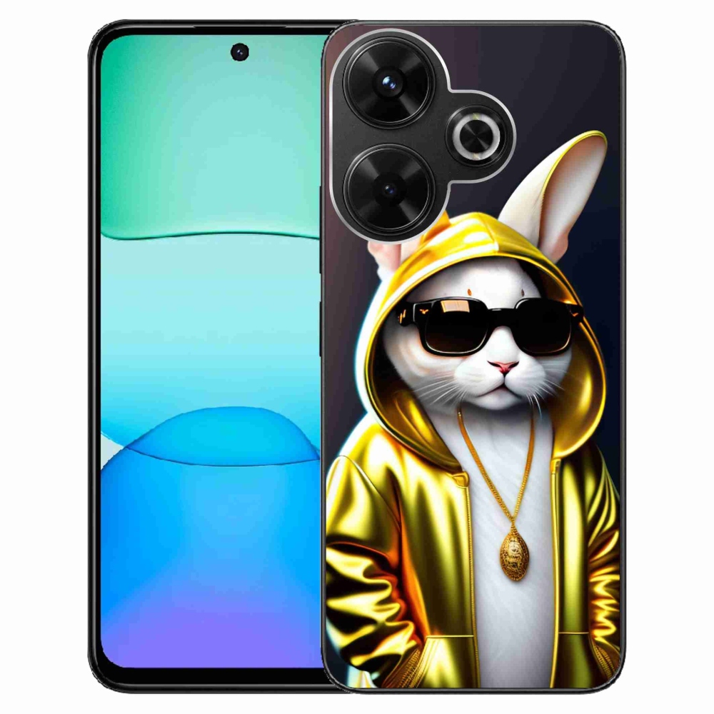 Gelový kryt mmCase na Xiaomi Redmi 13 4G/Poco M6 4G - kočka boss
