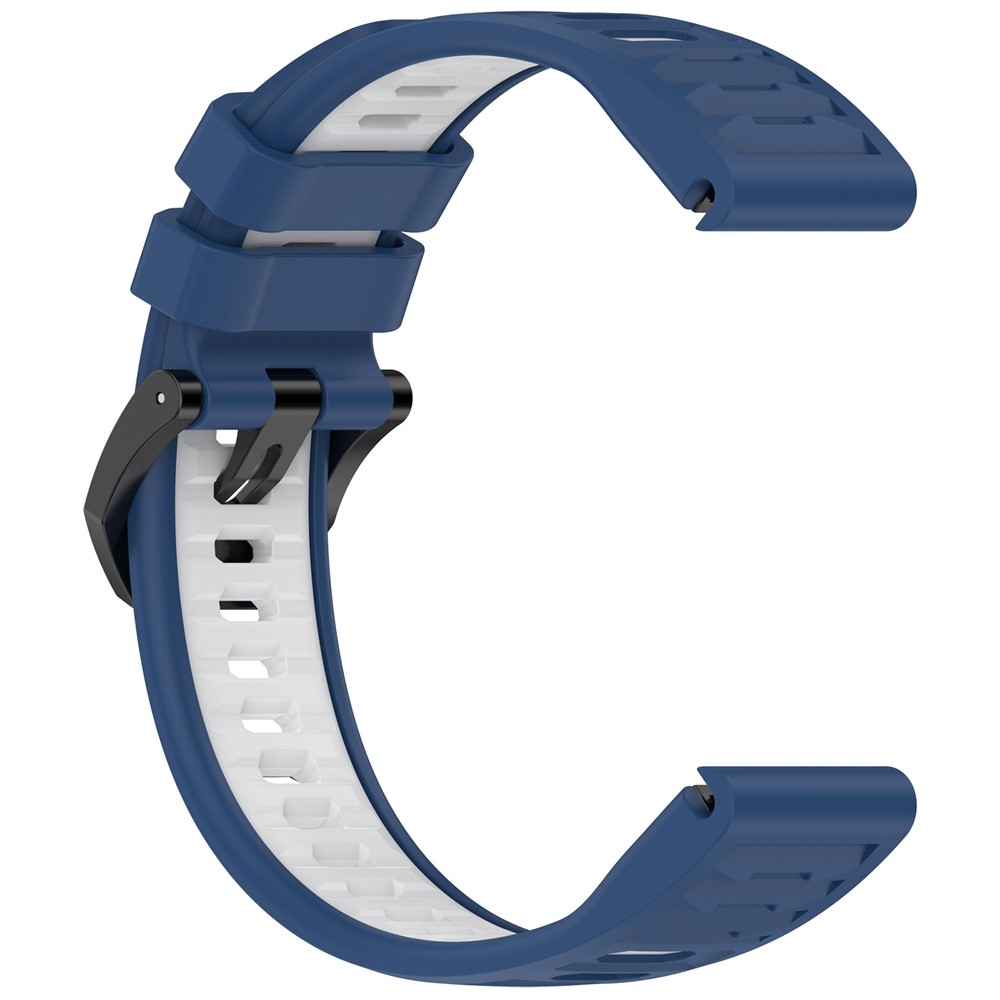 Scheme silikonový řemínek 22mm na Garmin Fenix 8 Pro 47mm/Fenix 8 47mm - modrý/bílý