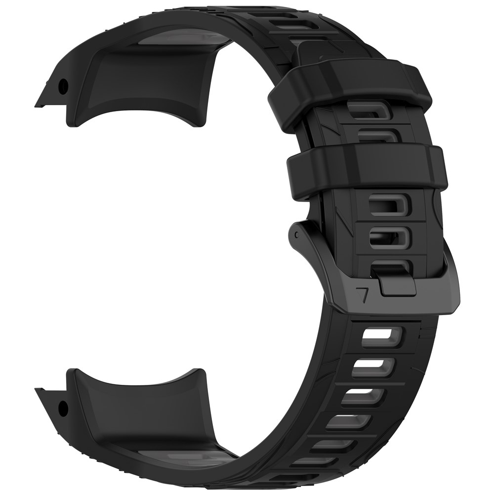 Scheme silikonový řemínek 22mm na Garmin Instinct 3 45mm/Instinct 3 Solar 45mm - černý/šedý