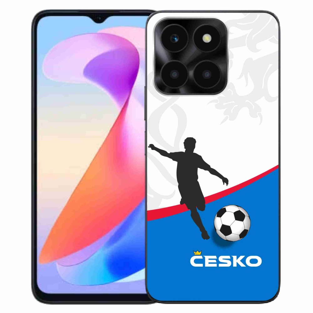 Gelový kryt mmCase na Honor X6a - fotbal Česko 1