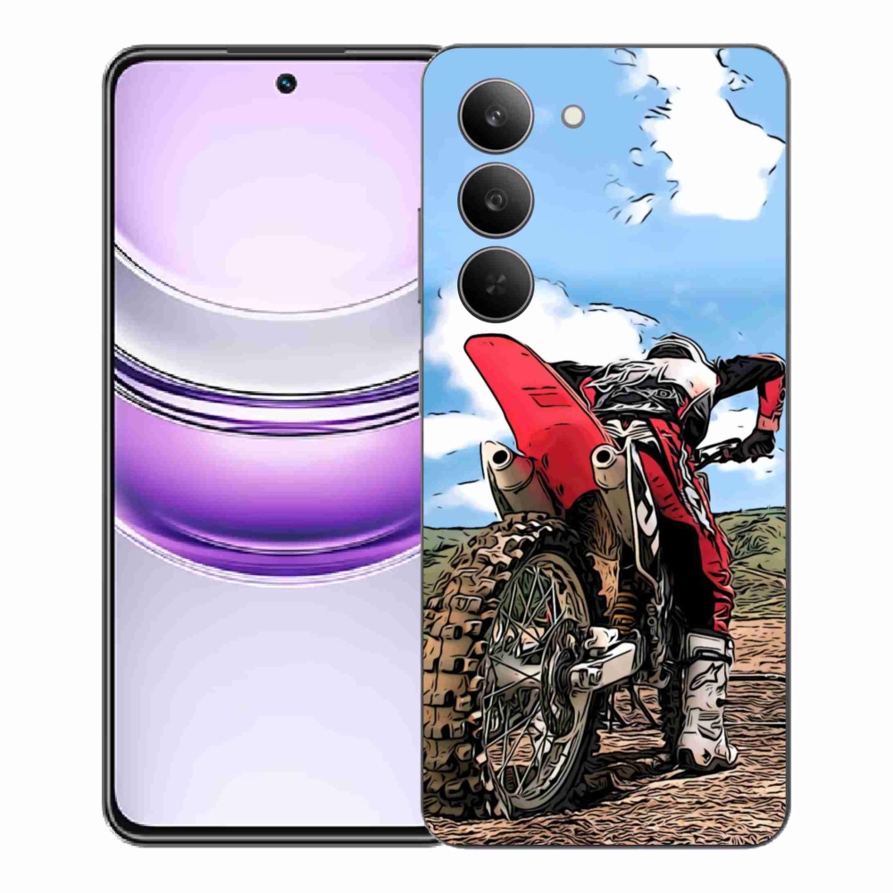 Gelový kryt mmCase na Realme 14x 5G - moto