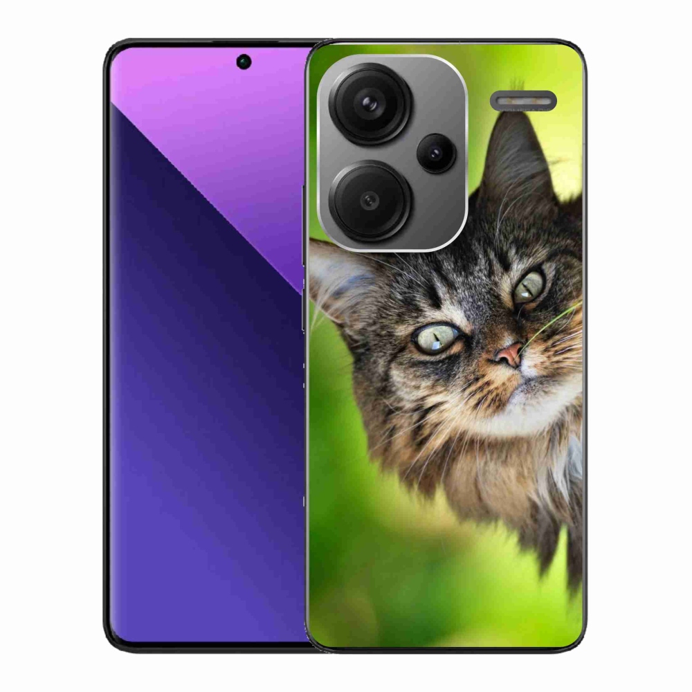 Gelový kryt mmCase na Xiaomi Redmi Note 13 Pro+ 5G - kočka 3