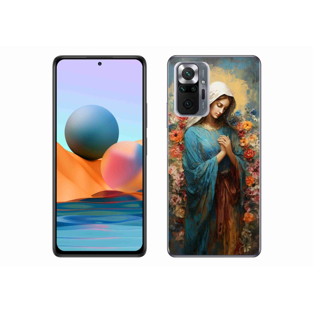 Gelový kryt mmCase na Xiaomi Redmi Note 10 Pro - svatá žena