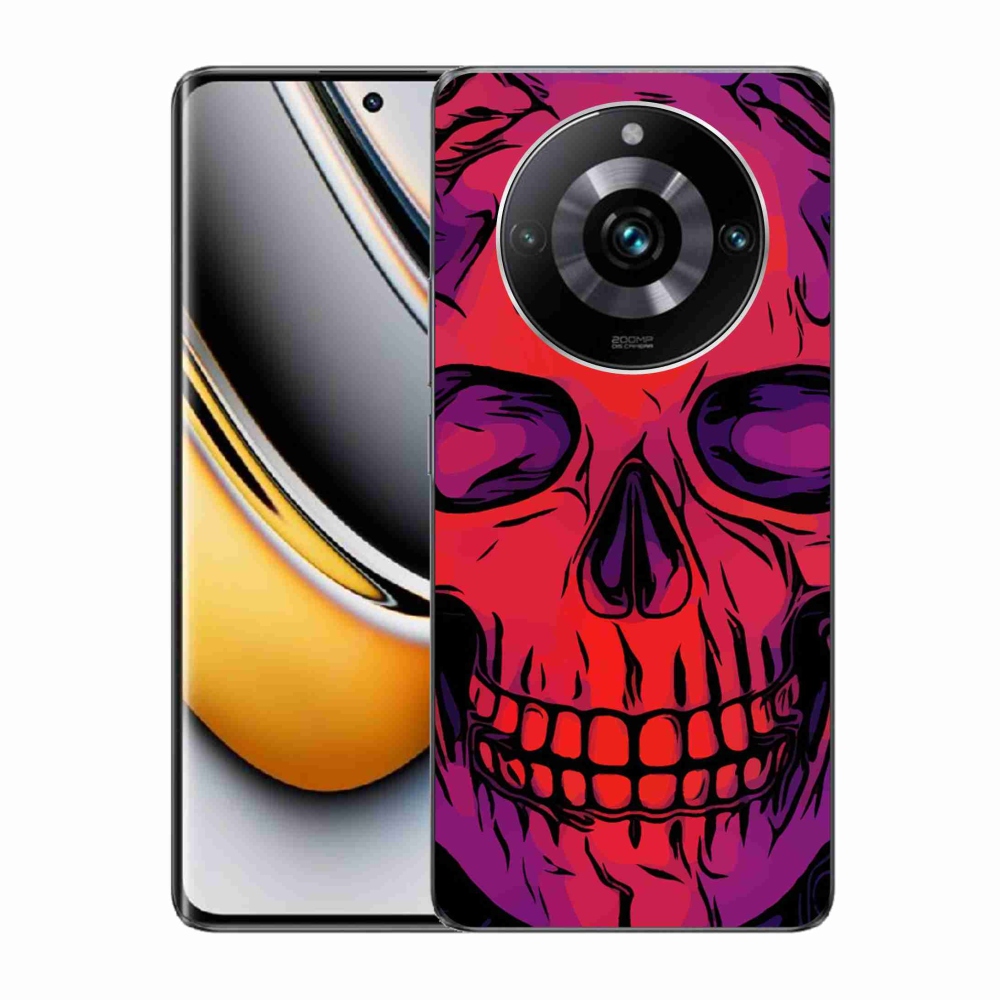 Gelový obal mmCase na Realme 11 Pro/11 Pro+ - lebka