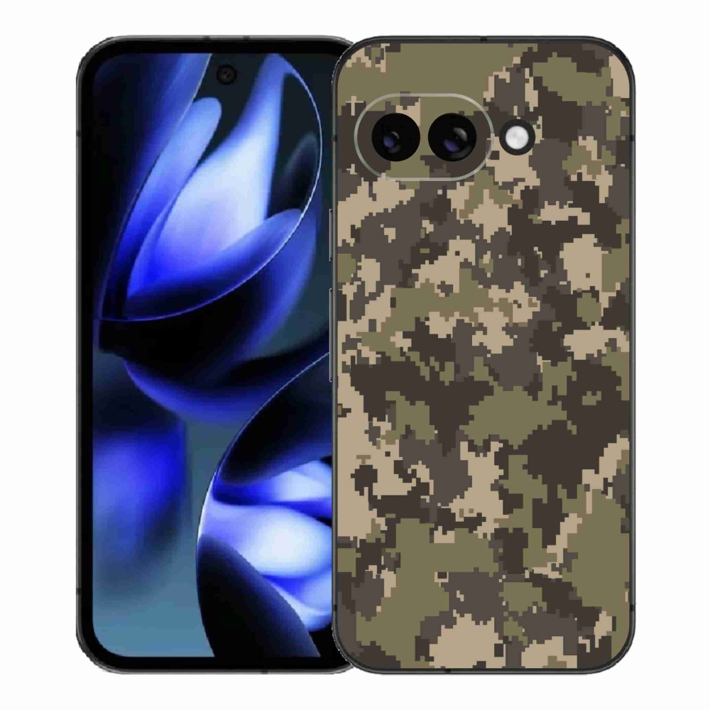 Gelový kryt mmCase na Google Pixel 9a - maskáčový vzor 12