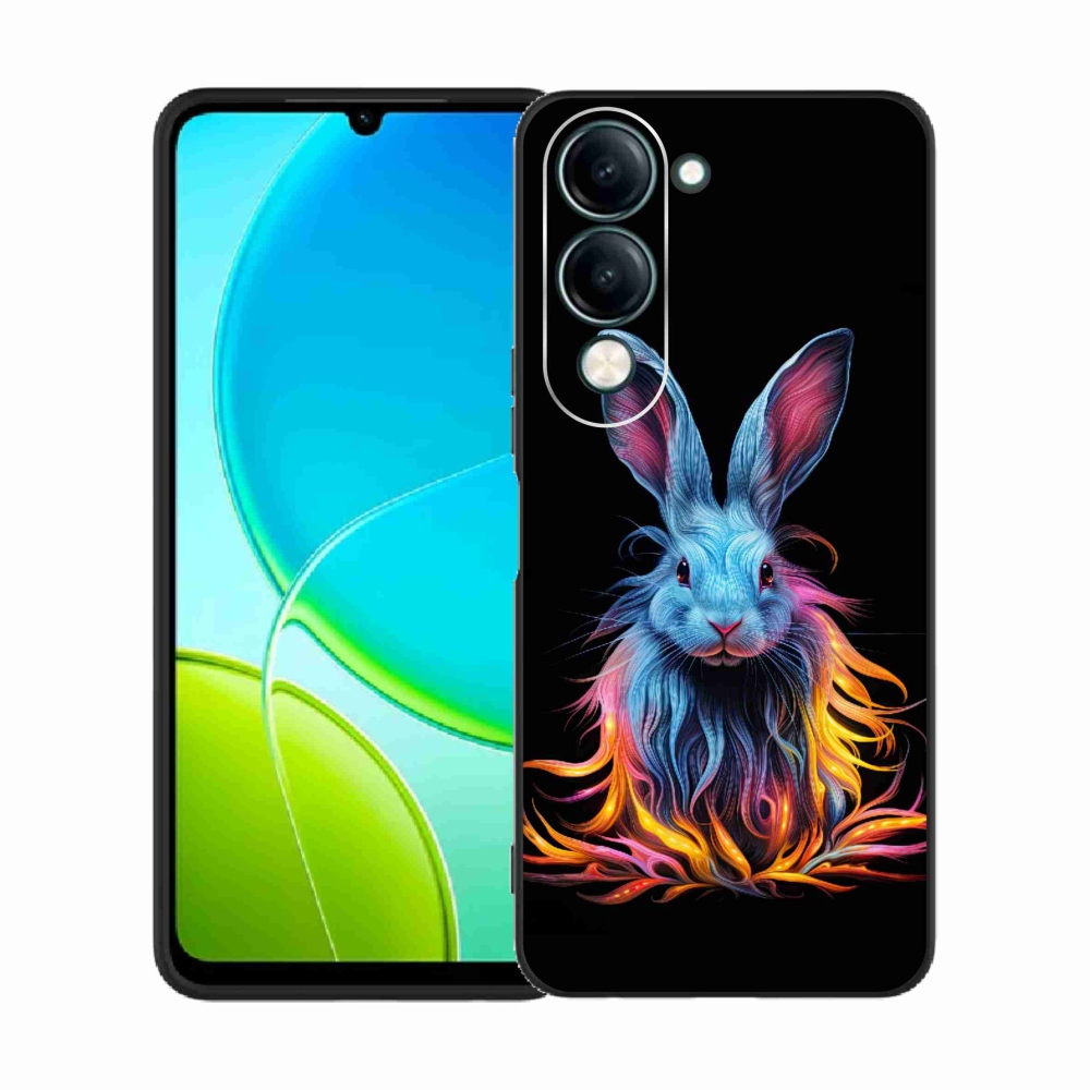 Gelový kryt mmCase na Vivo Y29s 5G - abstraktní zajíc