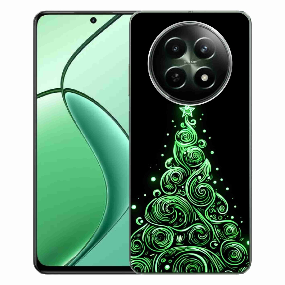 Gelový kryt mmCase na Realme 12 5G/12x 5G - neonový vánoční stromek 3