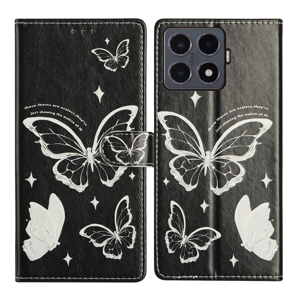 Secure knížkové pouzdro na Xiaomi 15T Pro - bílí motýli