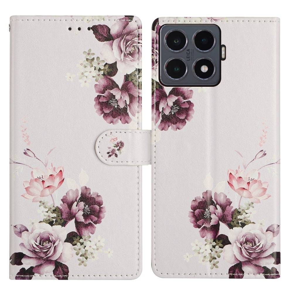 Secure knížkové pouzdro na Xiaomi 15T Pro - květy růže