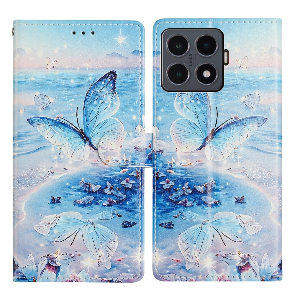 Secure knížkové pouzdro na Xiaomi 15T Pro - modří motýli