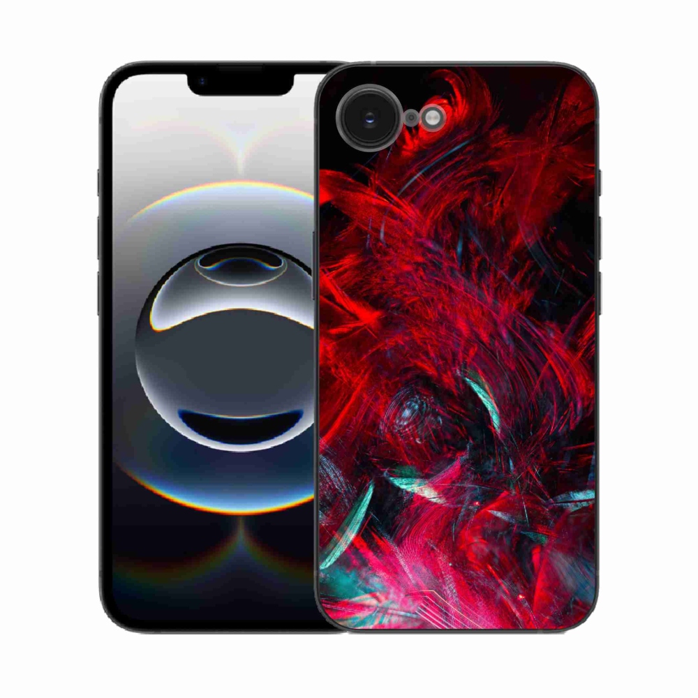 Gelový kryt mmCase na iPhone 16e - abstrakt 16