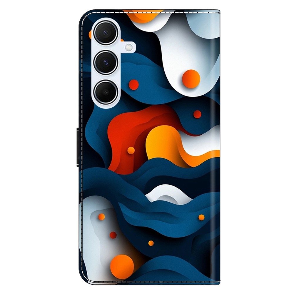 Firmly knížkové pouzdro na Samsung Galaxy A17 5G/A26 5G - abstraktní vzor