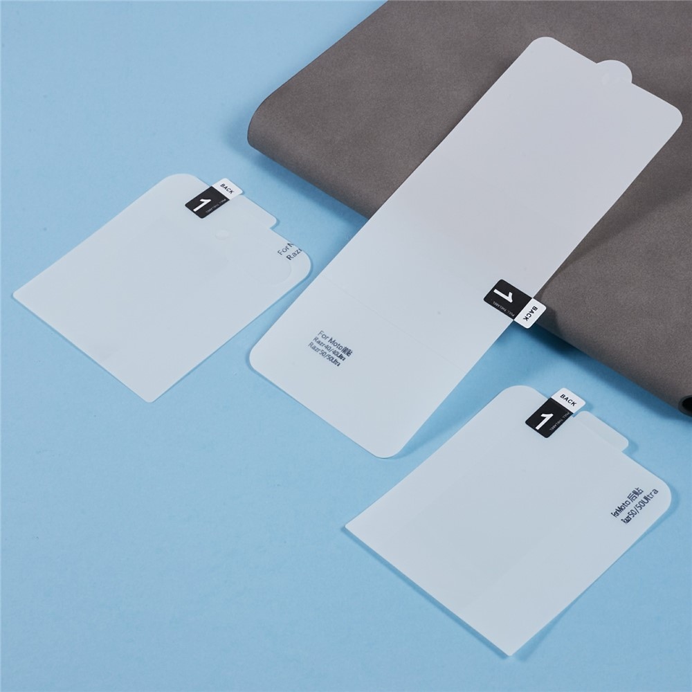 Set zadní + přední hydrogelová ochranná fólie na mobil Motorola Razr 60 Ultra 5G